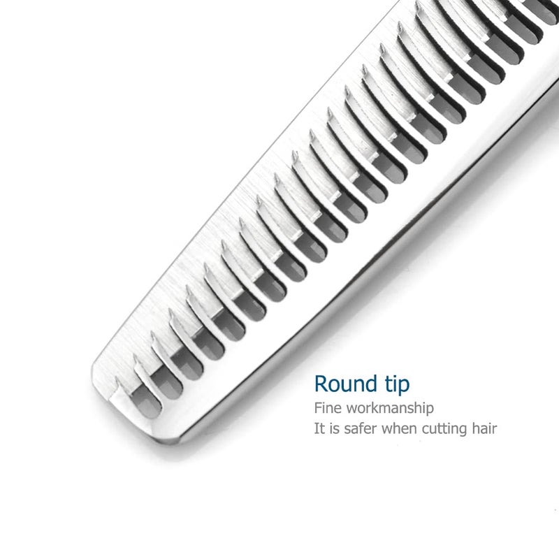 KINSARO Hair Thinning Scissors 5.75 Inch Hair Shears Professional Barber Scissors Sharp Hair Thinning Shears Convex Razor Edge 440c KINSARO for Hairdresser Barbershop or Home Use - Image 5